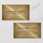 Bronze Roestvrij staal Metaal Visitekaartje (Voorkant / Achterkant)