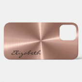 Bronze Roestvrij staal Metaalkijk Case-Mate iPhone Case (Achterkant (horizontaal))