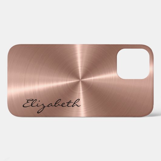 Bronze Roestvrij staal Metaalkijk Case-Mate iPhone Case (Achterkant (horizontaal))
