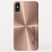 Bronze Roestvrij staal Metaalkijk Case-Mate iPhone Case (Achterkant)