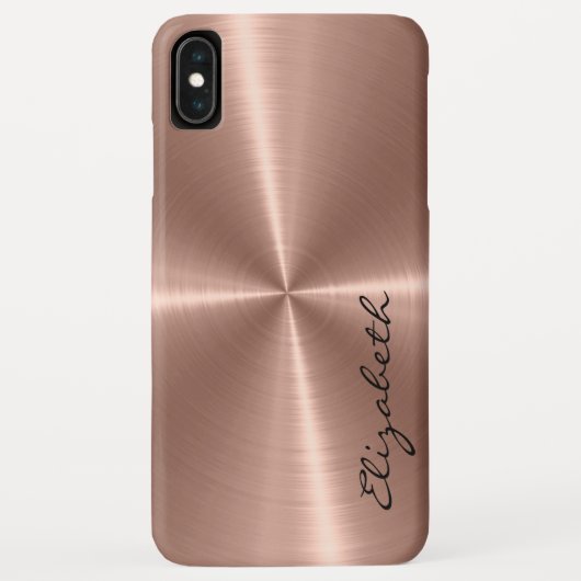 Bronze Roestvrij staal Metaalkijk Case-Mate iPhone Case (Achterkant)