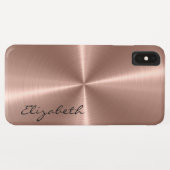 Bronze Roestvrij staal Metaalkijk Case-Mate iPhone Case (Achterkant (horizontaal))