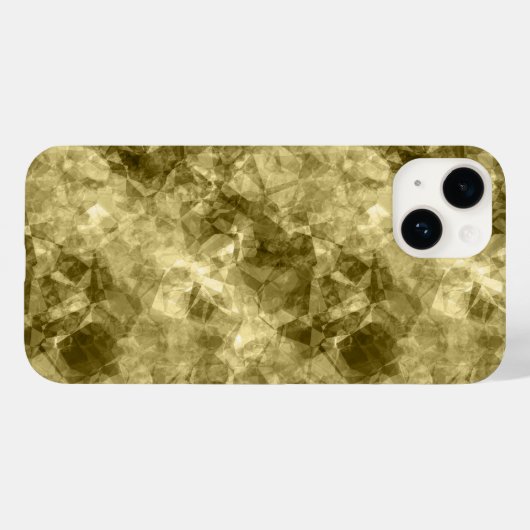 Bronze — Ruwe textuur Case-Mate iPhone Case (Achterkant (horizontaal))