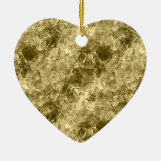 Bronze — Ruwe textuur Keramisch Ornament (Voorkant)