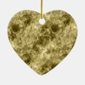 Bronze — Ruwe textuur Keramisch Ornament (Achterkant)