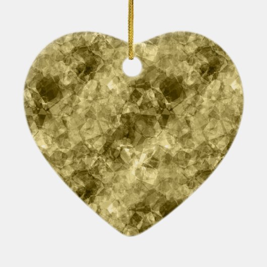 Bronze — Ruwe textuur Keramisch Ornament (Achterkant)