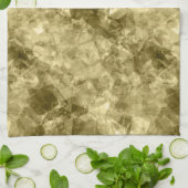 Bronze — Ruwe textuur Theedoek (Gevouwen)