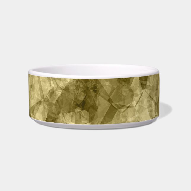 Bronze — Ruwe textuur Voerbakje (Voorkant)