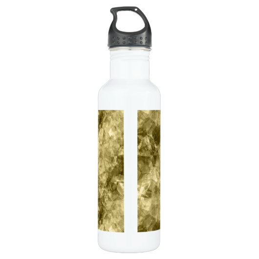 Bronze — Ruwe textuur Waterfles (Achterkant)