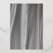 Bronze Silver abstracte folie decor Uitnodiging (Achterkant)