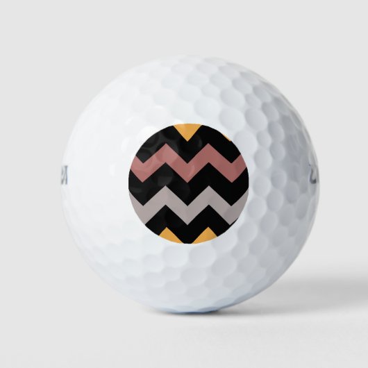 Bronze Silvered Gold Golfballen (Voorkant)