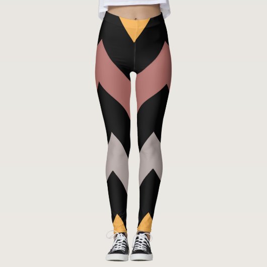 Bronze Silvered Gold Leggings (Voorkant)