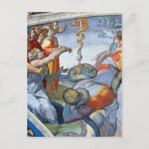 Bronze slang door Michelangelo Unterberger Briefkaart