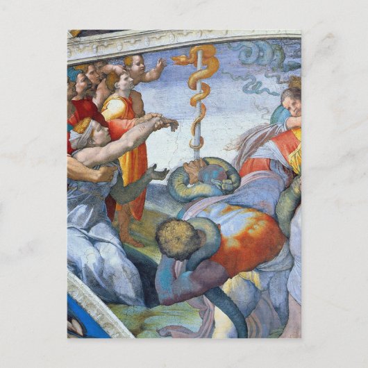 Bronze slang door Michelangelo Unterberger Briefkaart (Voorkant)