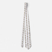 Bronze Snake Bowl Hygieia White Caduceus Medical Stropdas (Achterkant)