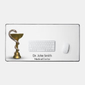 Bronze Snake Medical Bowl Hygieia White Caduceus Bureaumat (Keyboard & Muis)