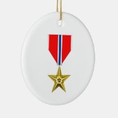 BRONZE STAR MEDAL KERAMISCH ORNAMENT (Rechts)