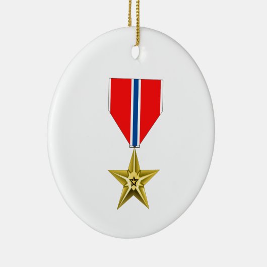 BRONZE STAR MEDAL KERAMISCH ORNAMENT (Rechts)