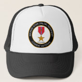 Bronze Star Recipient Combat Veteran Trucker Pet (Voorkant)