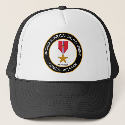 Bronze Star Recipient Combat Veteran Trucker Pet (Voorkant)