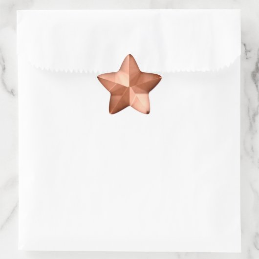 Bronze Star Sticker (Tas)