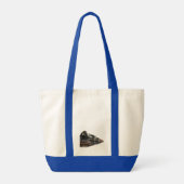 Bronze Steam Train Mechanical Art Tote Bag (Achterkant)
