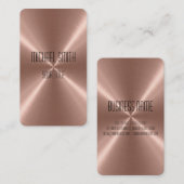 Bronze Steel Metal Visitekaartje (Voorkant / Achterkant)