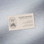 Bronze Tan Beauty Feminine Woman Body Magnetisch Visitekaartje (Voorbeeld)