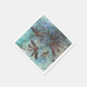 Bronze Tipped Dragonflies Magic Sky Servet (Hoek)