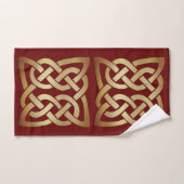 Bronze Tone Celtic Knot Bad Handdoek (Handdoek)