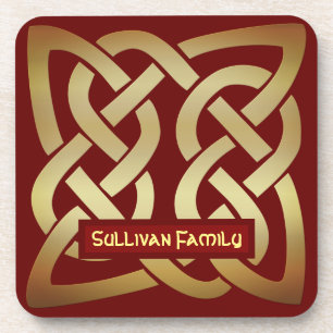 Bronze Tone Celtic Knot Bier Onderzetter