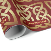 Bronze Tone Celtic Knot Cadeaupapier (Rol Hoek)