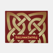 Bronze Tone Celtic Knot Deurmat (Voorkant)