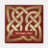 Bronze Tone Celtic Knot Magneet (Voorkant)