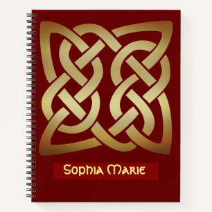 Bronze Tone Celtic Knot Notitieboek