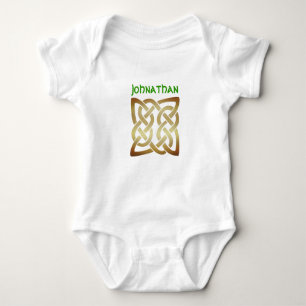 Bronze Tone Celtic Knot Romper