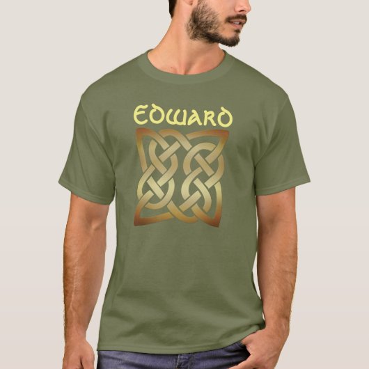 Bronze Tone Celtic Knot T-shirt (Voorkant)