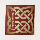 Bronze Tone Celtic Knot Wandkleed (Voorkant (horizontaal))