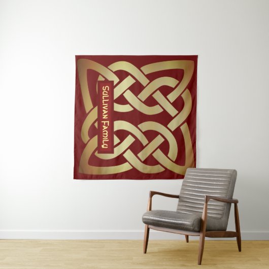 Bronze Tone Celtic Knot Wandkleed (In Situ (horizontaal))