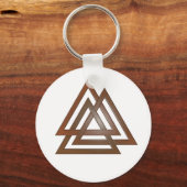 Bronze Valknut Sleutelhanger (Voorkant)