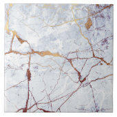  Bronze Veined White Marble ID1182a Tegeltje (Voorkant)