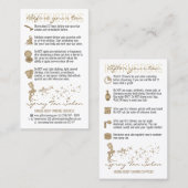 Bronze voor na het aanbrengen van de verstuiver visitekaartje (Voorkant / Achterkant)