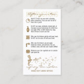 Bronze voor na het aanbrengen van de verstuiver visitekaartje (Achterkant)