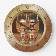 Bronze Wedding Jubileum Copper Gold Brown Foto