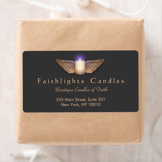 Bronze Wings Candlemaker Candle Etiket (Insitu)