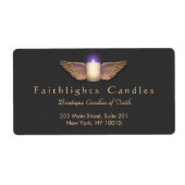 Bronze Wings Candlemaker Candle Etiket (Voorkant)