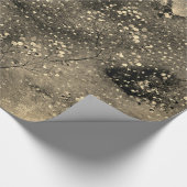 Bronze Winter Dusk Sky Gold Berries & Snowfall Cadeaupapier (Hoek)