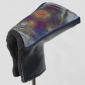 "Bronzed Tile" Putter Golf Club Hoesje Golfheadcover (3/4 voorkant)