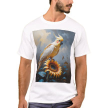 Bronzefallow Cockatiel Oil Painting | dromerig