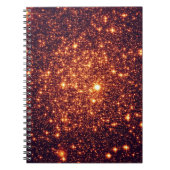 Bronzen Astrale Glitter Notitieboek (Voorkant)
